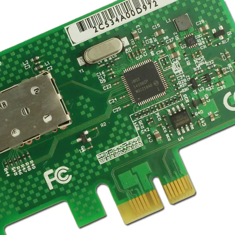 Winyao WYI210F PCI Express X1 1000 Мбит/с SFP LC (850nm) гигабитный Ethernet Lan волоконно Серверная сетевая
