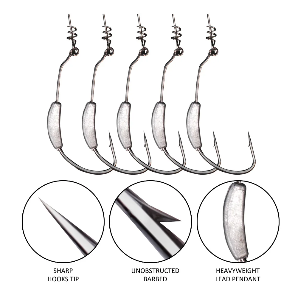 2 шт. Lead Jig Head с бородкой и ведут рыболовный крючок офсетная печать пригодный для