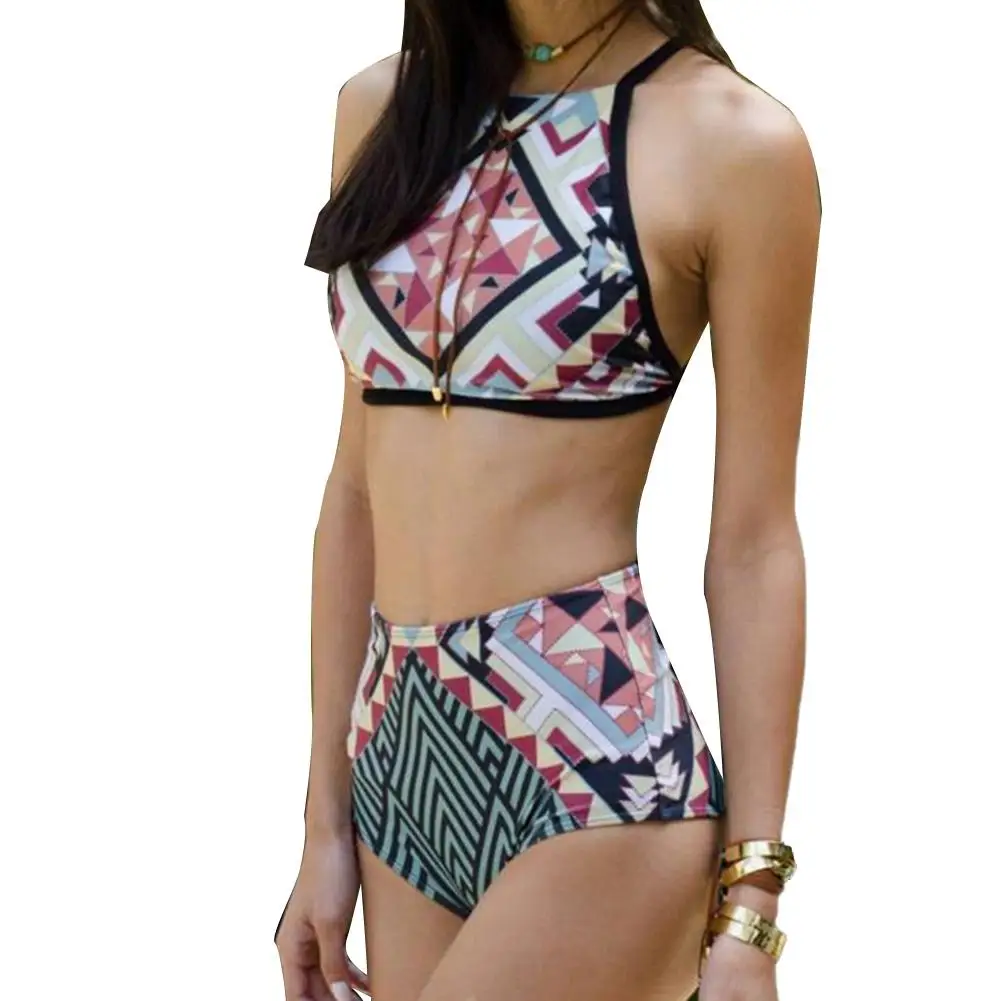 

HOT Ethnic Women Bikini Set Swimwear Summer Beach Padded Bra Two-piece Swimsuit