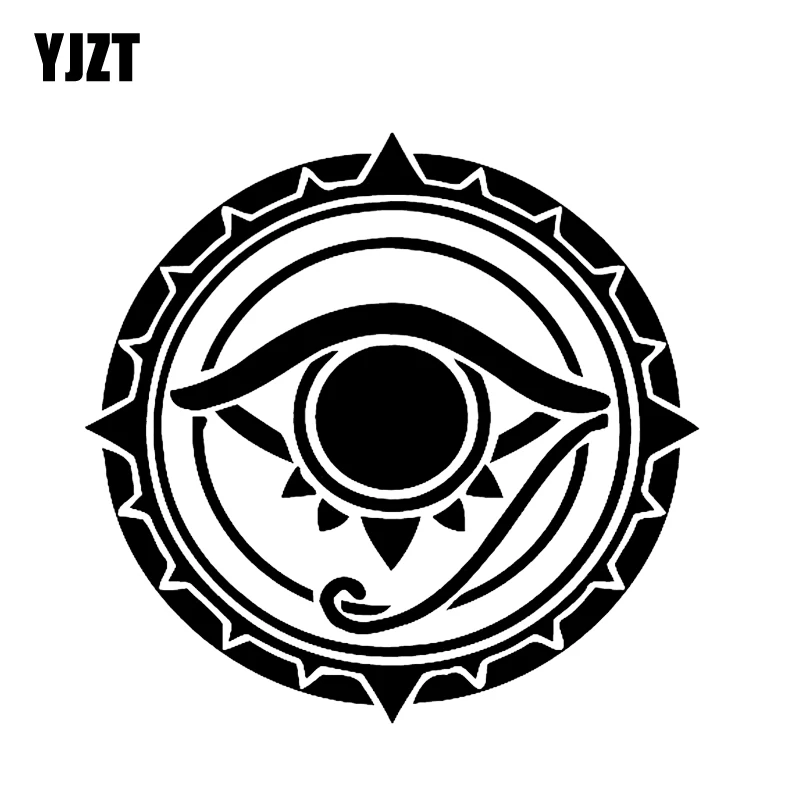 

YJZT 13,6*13 см интересный силуэт глаз Графический автомобиль наклейка виниловый Декор C12-0522