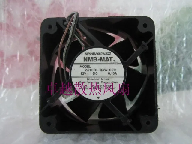 

6025 original nmb cooling fan 2410rl-04w-s29 12v 0.10a straps
