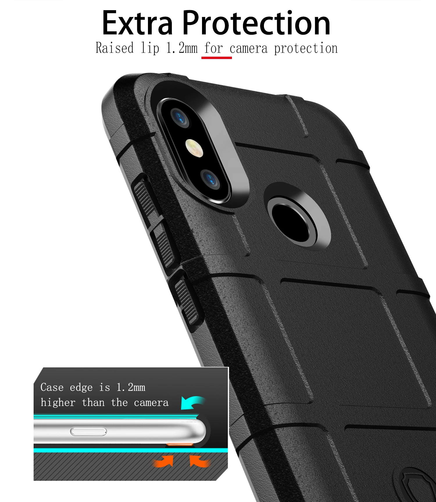 Силиконовый чехол из углеродного волокна для телефона Xiaomi Mi A2 5 99 дюйма прочная
