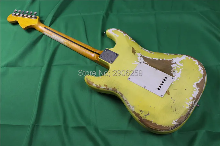 

hot sale classical relic guitar,scalloped maple fingerboard.master build aged details free shipping