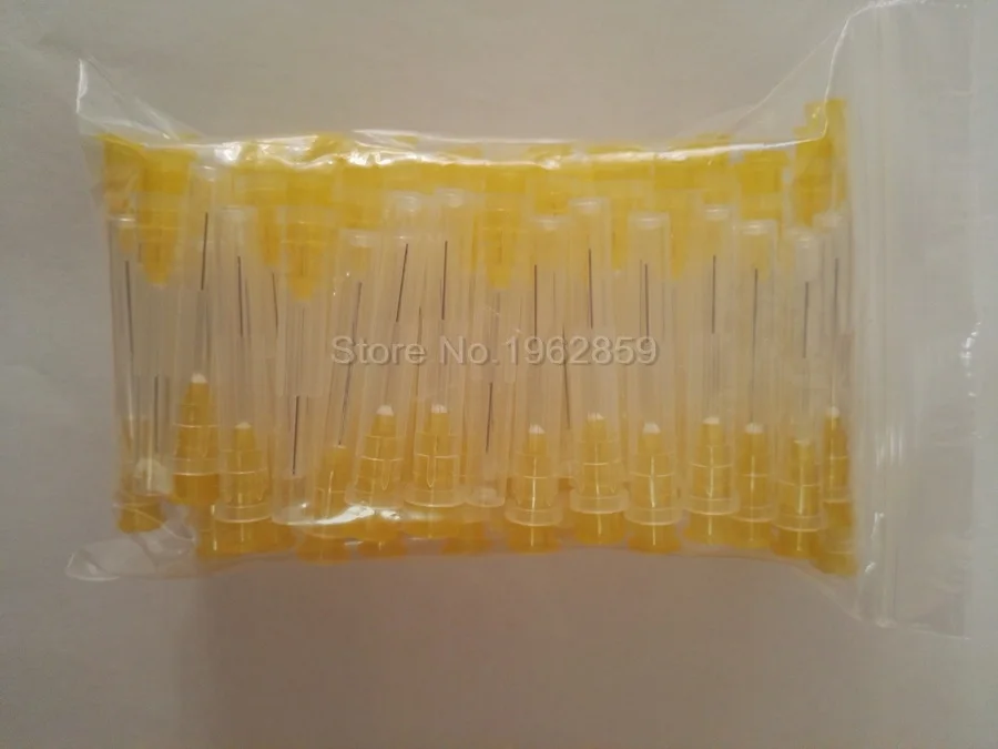 100 шт. стоматологические материалы игольчатые наконечники для эндополива шприцы