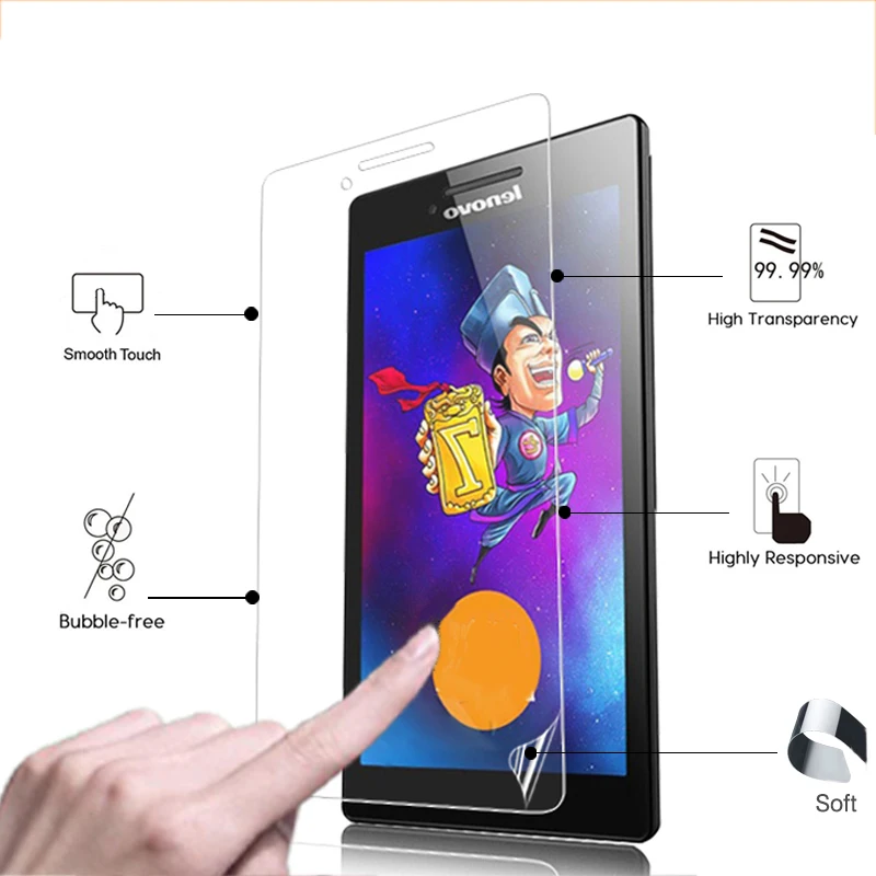 Прозрачная глянцевая пленка премиум класса для планшета Lenovo Tab 2 A7 20F 7 0 дюйма HD ЖК