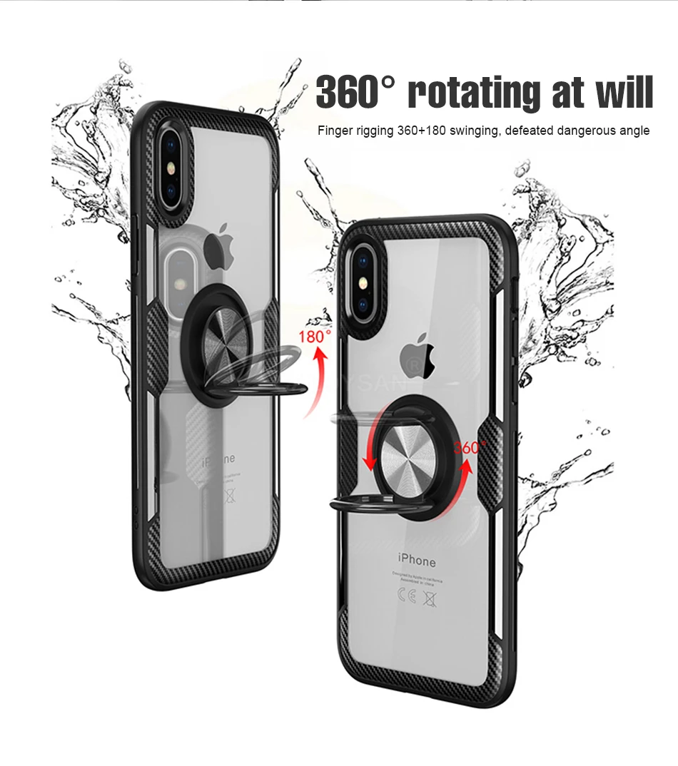 Роскошный автомобильный держатель кольцо чехол на для айфон IPhone XS Max XR X чехол для телефона чехол для IPhone XR X XS Max мягкий силиконовый бампер чехол