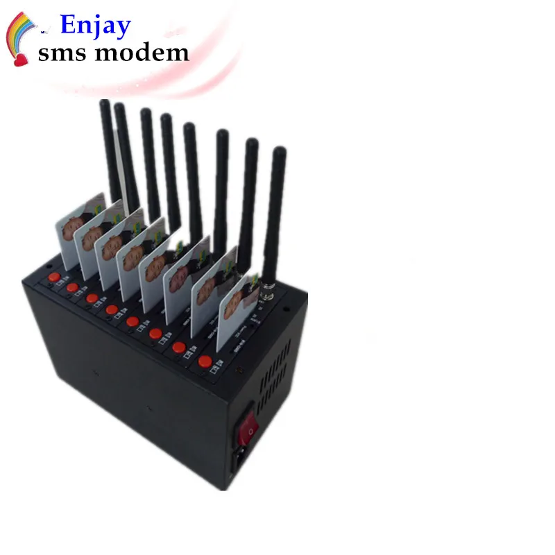 GSM модем с 8 USB портами Q2303A модуль для Wavecom AT команд 900/1800 МГц поддержка изменения