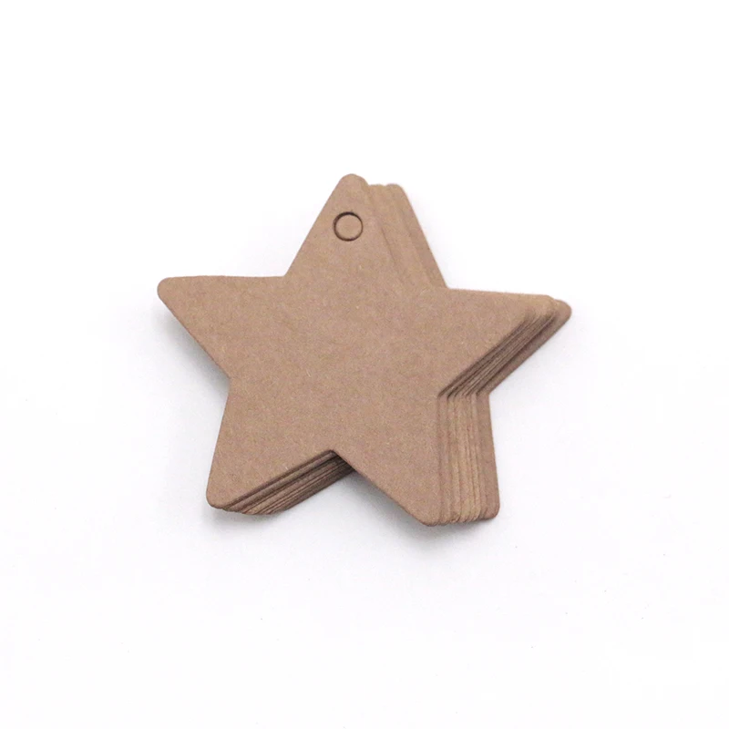 High Quality Classical Jewelry Price Tags Black/White/Light Brown Star Cards 6.3x6.3cm 100pcs/lot DIY for Clothes&ampToy | Украшения и