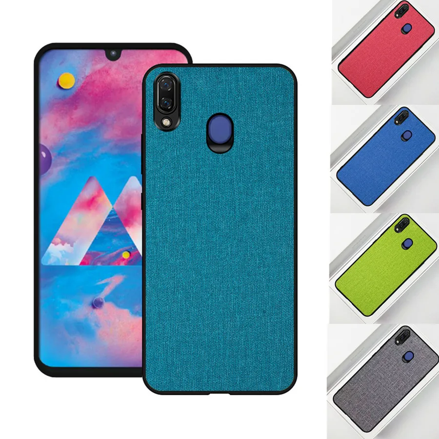 Чехол для Samsung Galaxy A70 A10 A30 A40 A50 A60 a20 a80 a90 тканевый противоударный чехол из ткани A 50