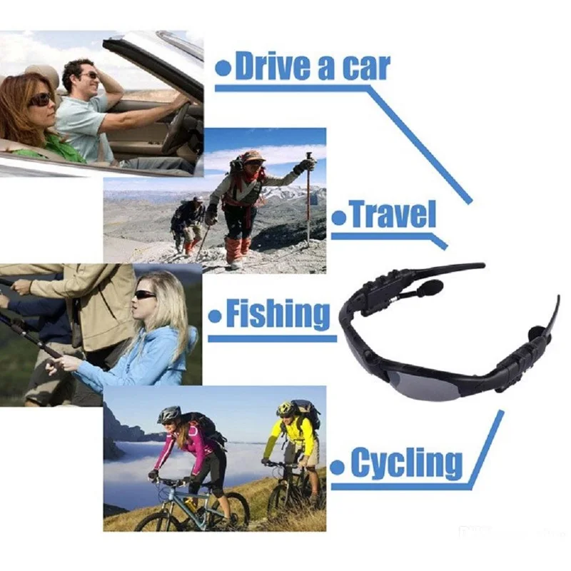 Солнцезащитные очки умные Bluetooth наушники анти-УФ анти-излучение для вождения