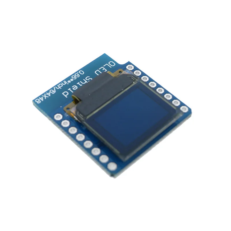 0 66 &quotдюймовый 64X48 IIC I2C OLED LED ЖК дисплей экран для Arduino совместимый D1 Мини |