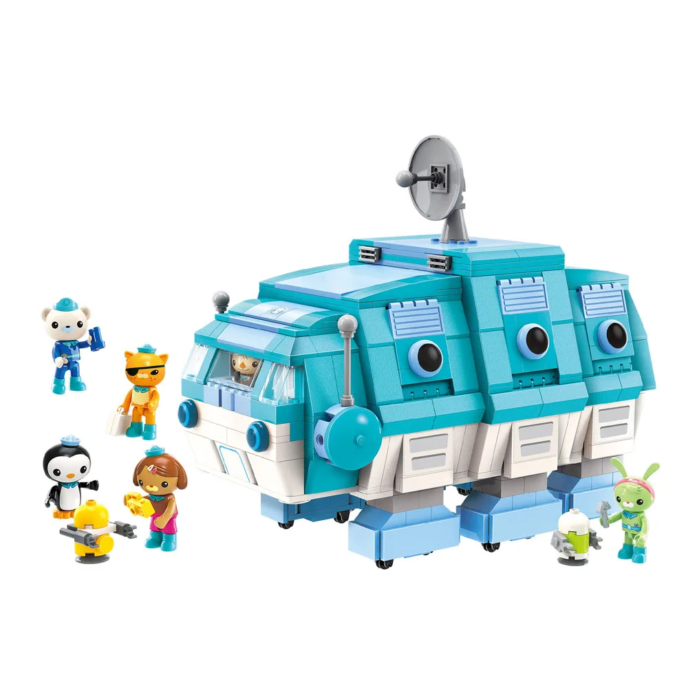 3715 Octonauts строительный блок GUP-I водный медведь автомобиль& Barnacles Kwazii Shellington Tweak Dashi песо 766 Обучающие Кирпичи Игрушки - Цвет: 3715
