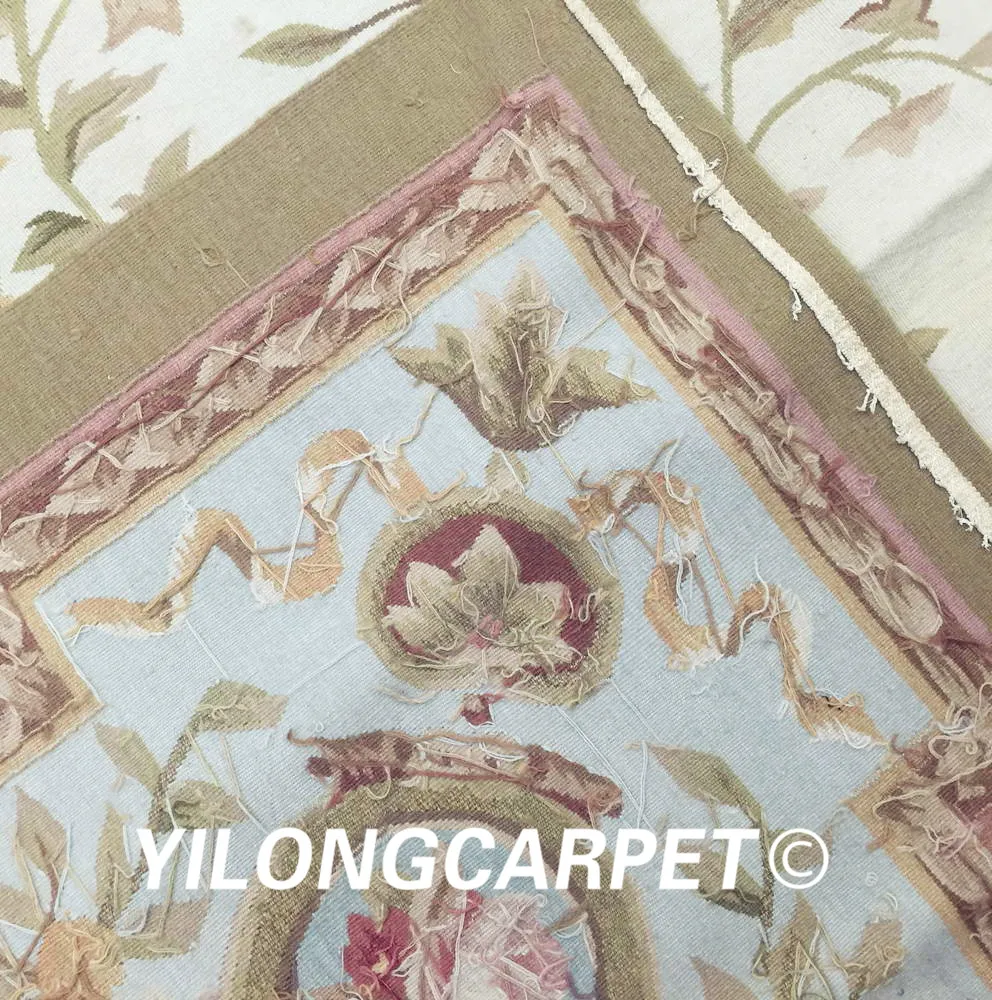 Yilong 10 'x 14' большой плоский плетеный ковер ручной работы из новозеландской