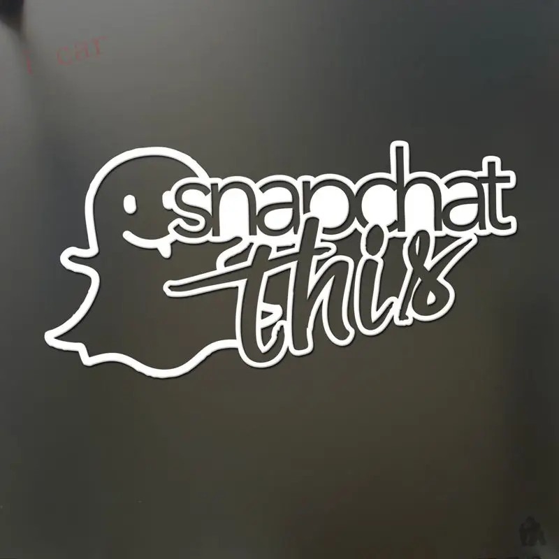 Snapchat, эта наклейка, забавная наклейка JDM для низкого окна автомобиля, наклейка для инстаграма