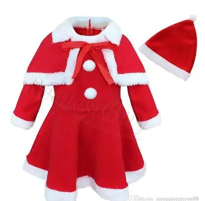 Детский Рождественский костюм деда мороза маскарадный для вечеринки шаль шапка