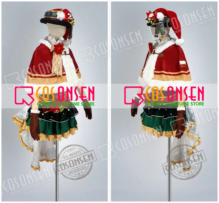 COSPLAYONSEN Love Live! Рождественский костюм для косплея Нико Ядзава 2016 пробужденный|cosplay