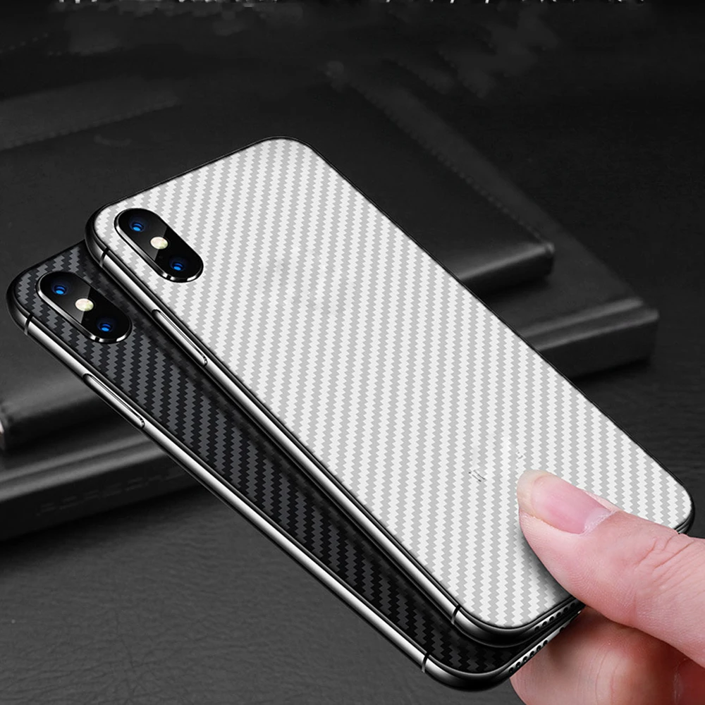 Buyruo мягкая задняя наклейка с защитой экрана из углеродного волокна для apple iphone XS