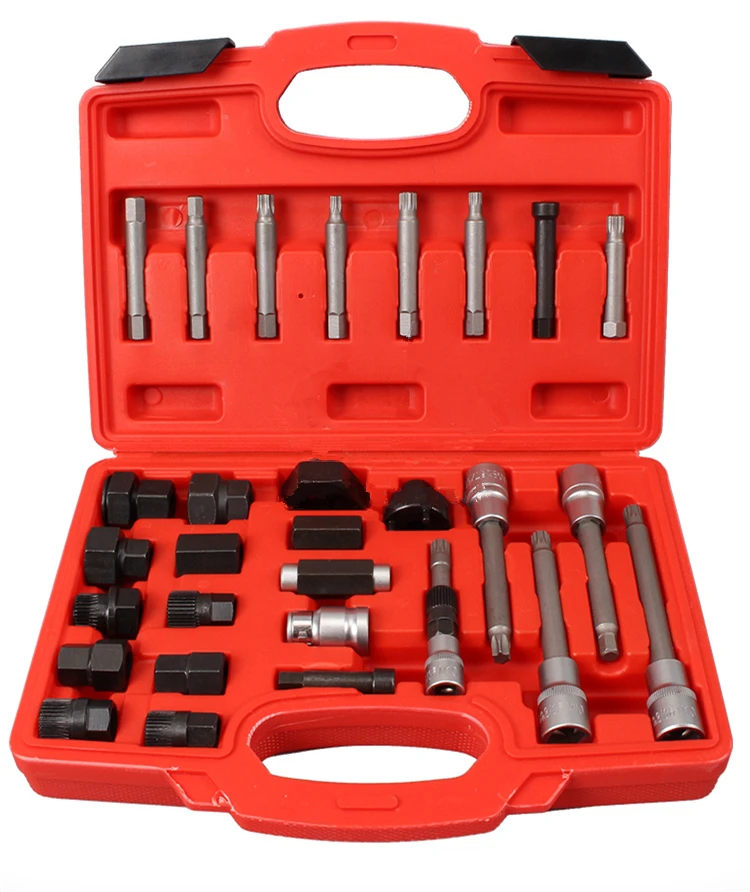 30 шт Генератор свободного колеса шкив Съемник Удаление генератора Инструменты