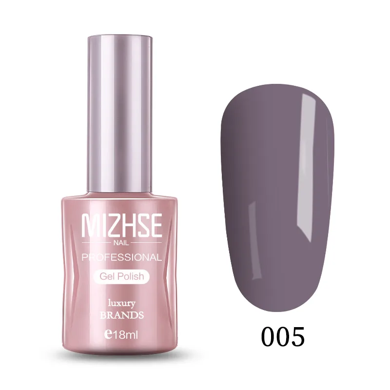 kqs005 MIZHSE 18 мл Гель-лак для ногтей Esmalte Перманентный 36 чистых цветов Гель-лак для ногтей отмачиваемый УФ-Гель-лак для маникюра Дизайн ногтей салон - Цвет: kqs005