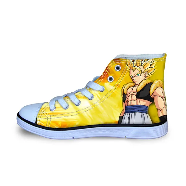 Thikin Dragon Z Ball мужские высокие парусиновые туфли крутой Жемчуг дракона Супер Синий персонаж сын Goku vegeta мужские кроссовки с вулканизированной подошвой - Цвет: H2127AK
