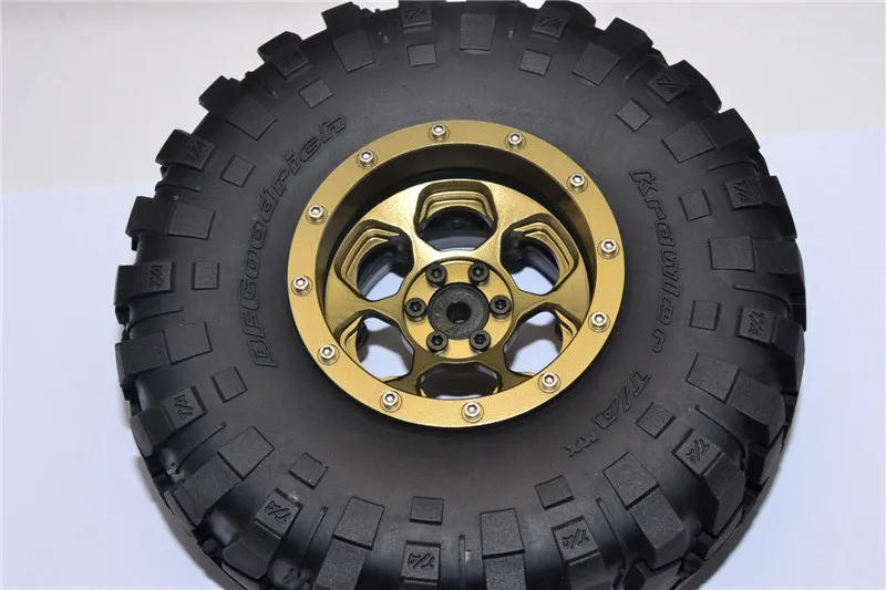 Осевой YETI 1/10 весы Электрический 4WD RTR AX90026 сплав 2 BEADLOCK 1 комплект YT1006F/R|Детали и
