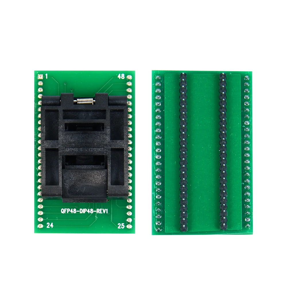 Тестовое гнездо QFP48 к DIP48 IC 0 5 мм Picth /LQFP48 адаптеру программирования DIP48/TQFP48