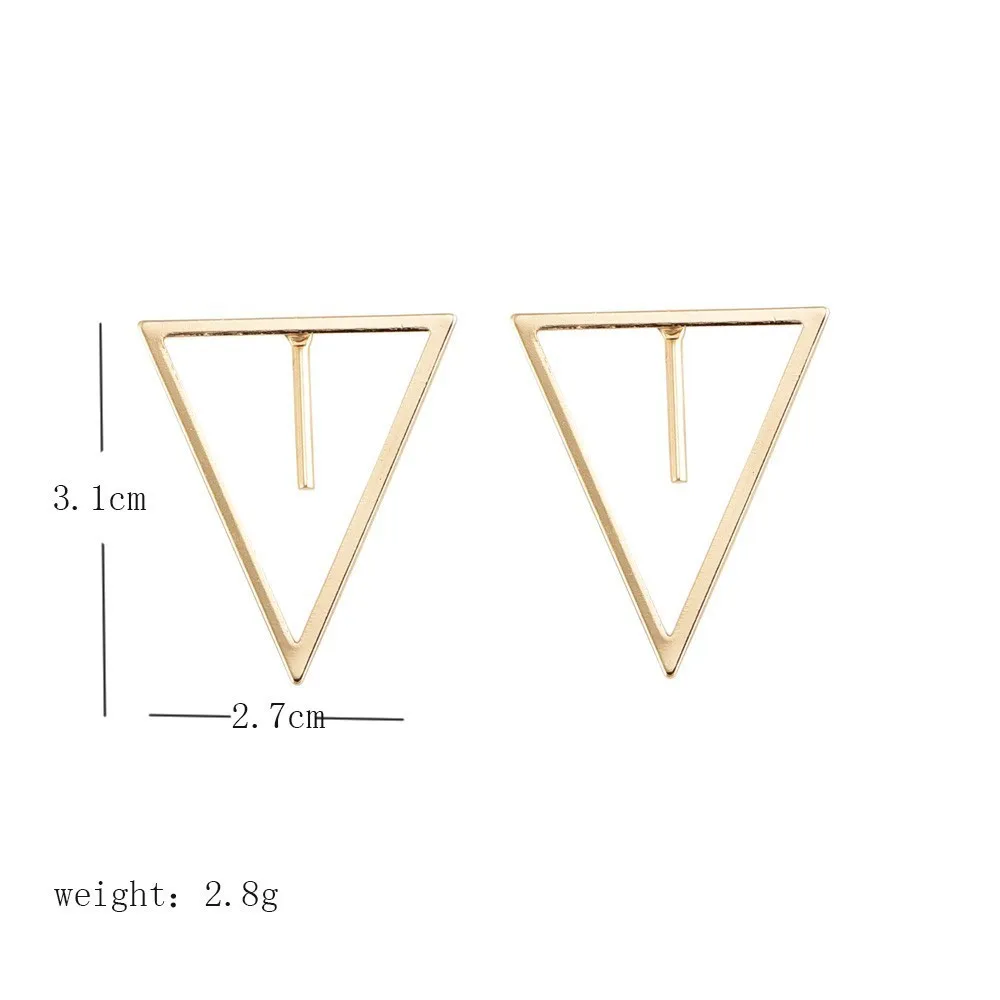

Hot Earrings Fashion Jewelry Personality Geometric Drop Earrings For Women Girl Charm Triangle Earring Brincos Wholesale