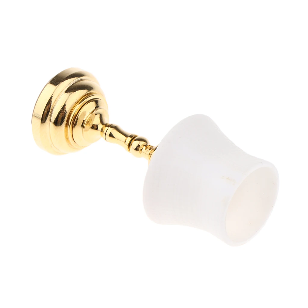 Миниатюрная Настольная лампа для кукольного домика светодиодный светильник