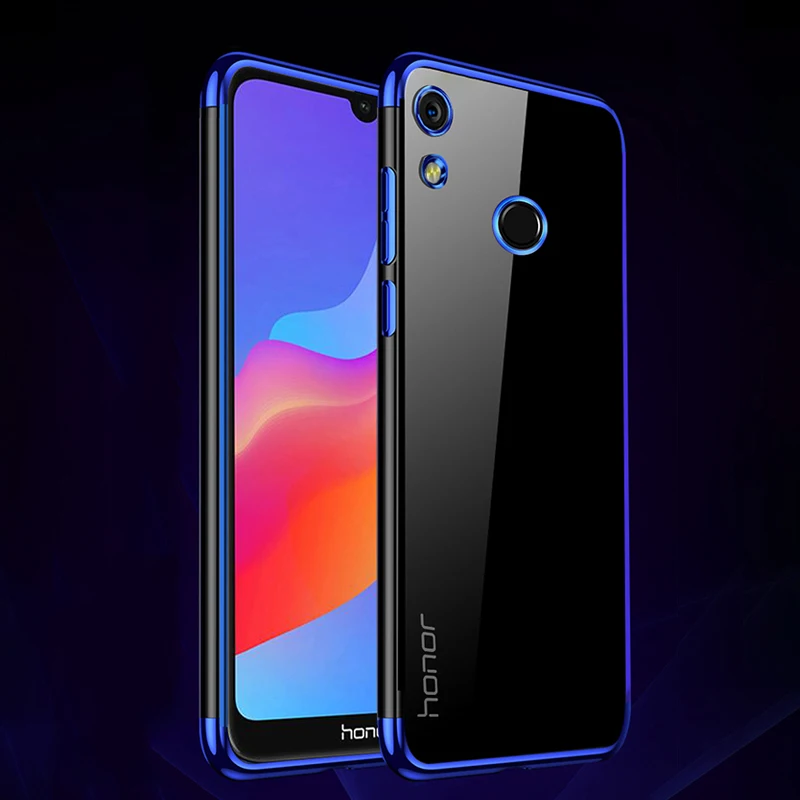 Чехол для Huawei Honor 8A прозрачный мягкий силиконовый тонкий чехол из ТПУ 8 8C