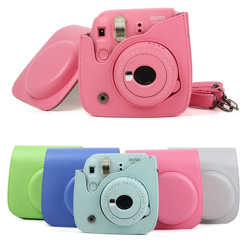 Чехол из искусственной кожи для Fujifilm Instant Mini 9 8 + чехол хранения камеры Fuji Instax