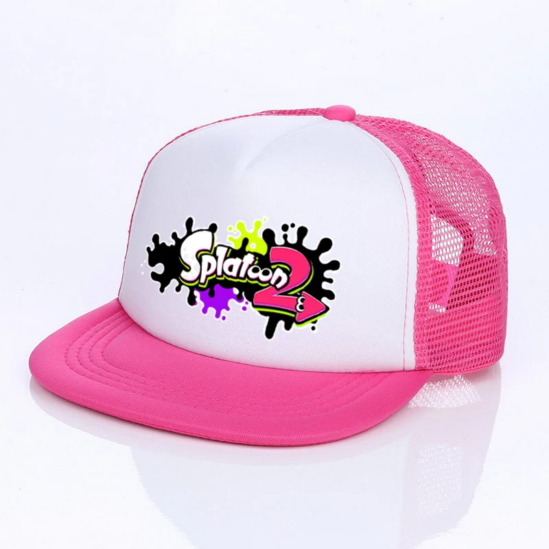Японская игра косплей Splatoon 2 кепка 6 цветов король флип бейсболка Inkling girl boy Cool Enperry Mesh cap красный синий фиолетовый YF005