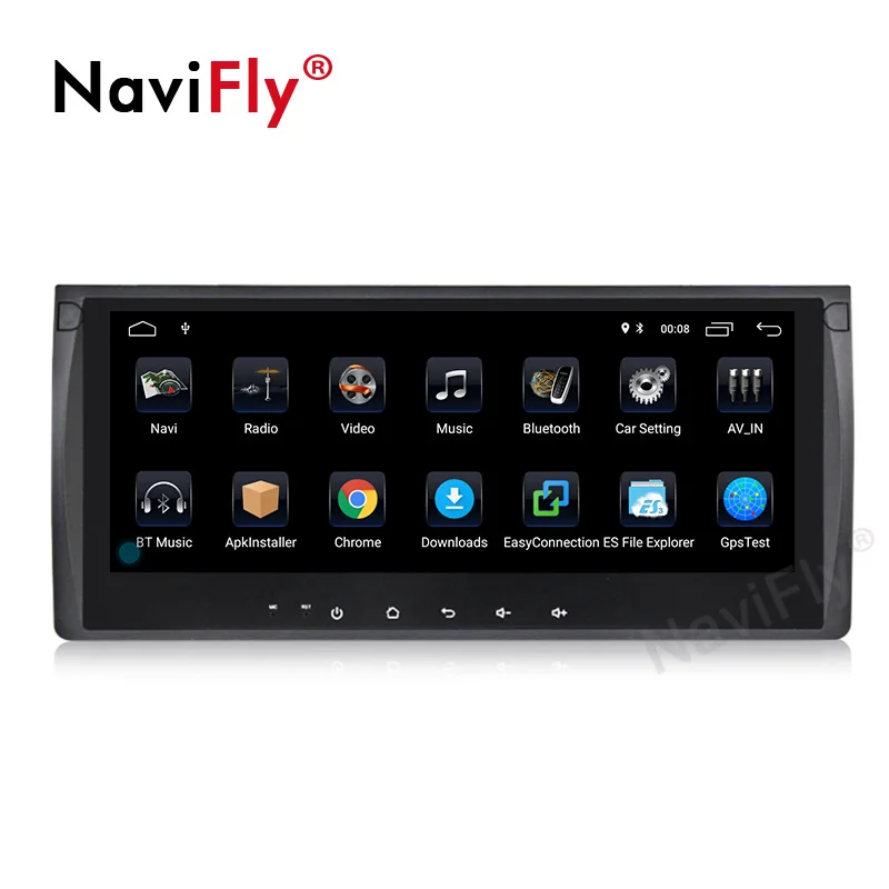 NaviFly 10 25 &quotHD Android9.1 Автомобильный USB gps Радио FM AM Кассета для BMW E53 X5 E39 автомобильный