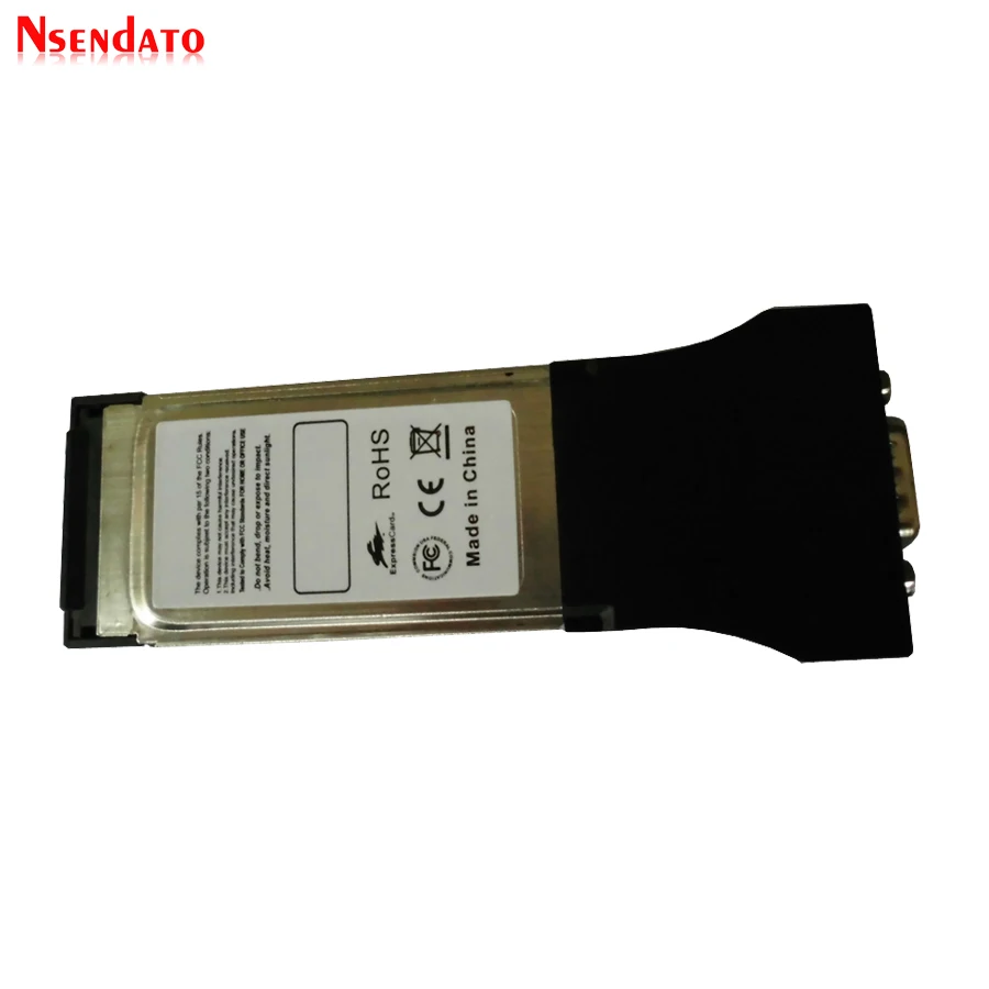 Express Card ExpressCard 34 мм до RS232 RS 232 DB9 серийный Порты и разъёмы карты расширения адаптер