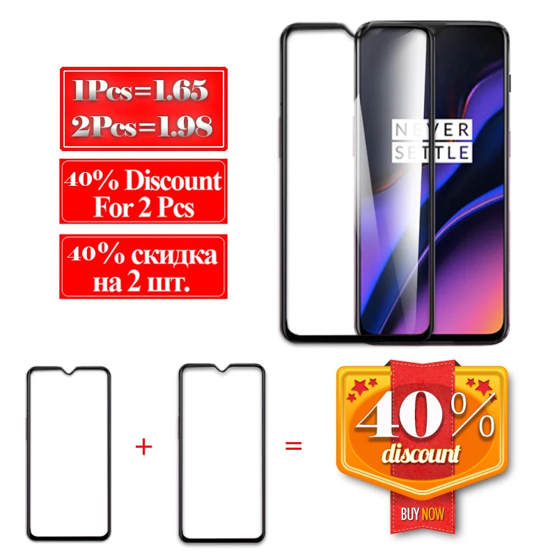 Для Oneplus 6 защитная пленка для экрана из закаленного стекла One Plus T 7 5 3 3T Tremp 9H HD