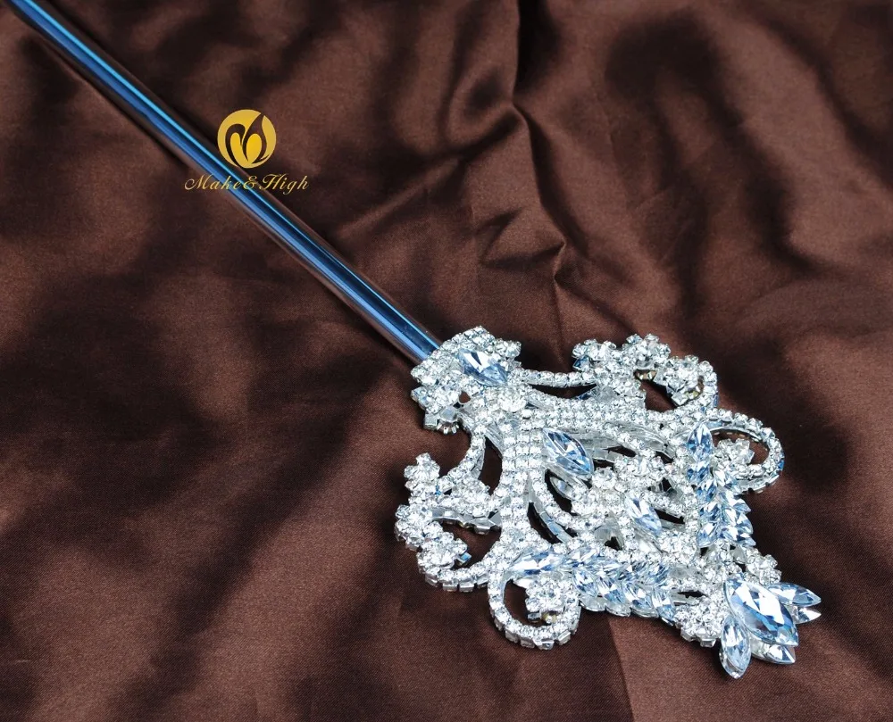 Цветочные королевские скептики палочки с кристаллами ручной работы длинный