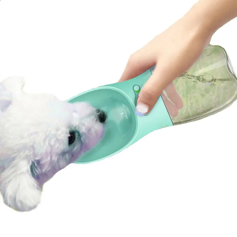 Portable Pet Dog Drinking Water Bottle For Outdoor/Travel Easy To Carry Plastic Supplies Cat Travel Cup | Дом и сад