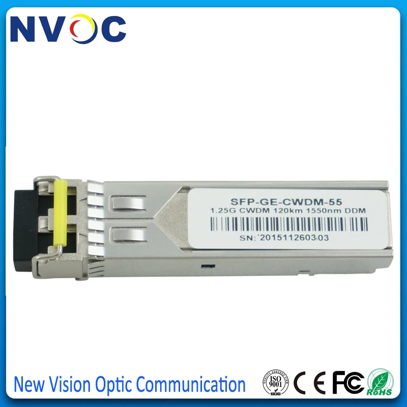 1 25G 120KM 1470nm-1610nm двойное волокно 4 длины волны LC CWDM SFP модуль приемопередатчика для
