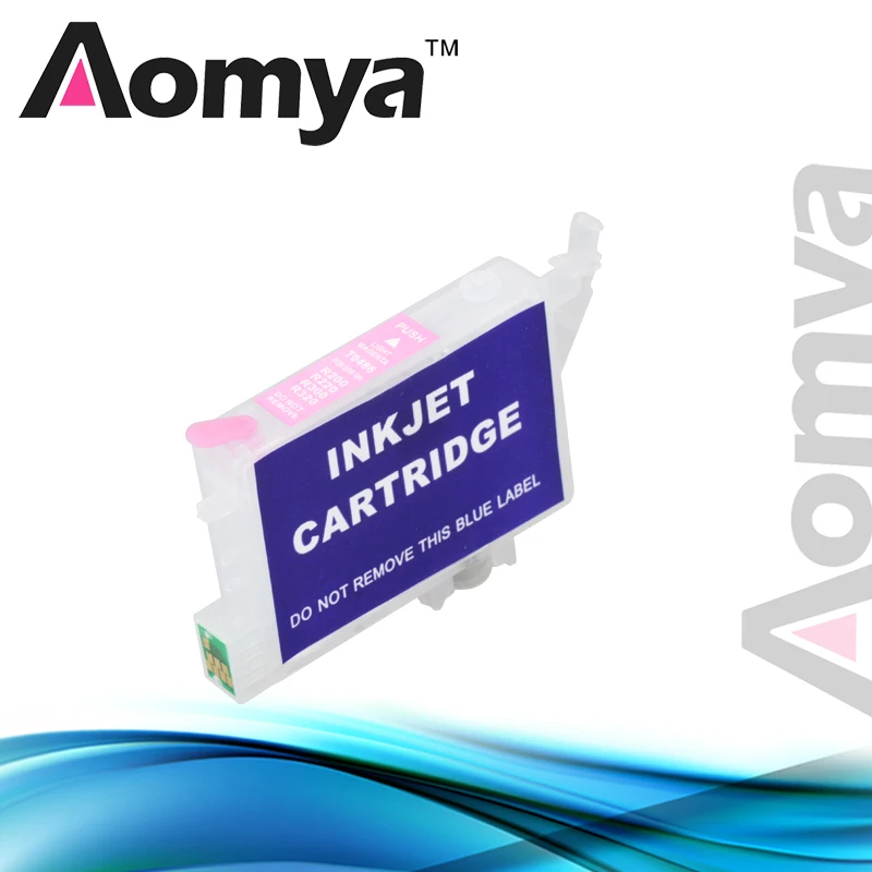 1 шт. светильник Magenta T0486 пустые многоразовые чернильные картриджи для Epson Stylus Photo