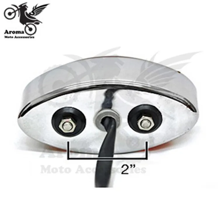 Профессиональный гальванический хромированный задний стоп-сигнал для мотоцикла