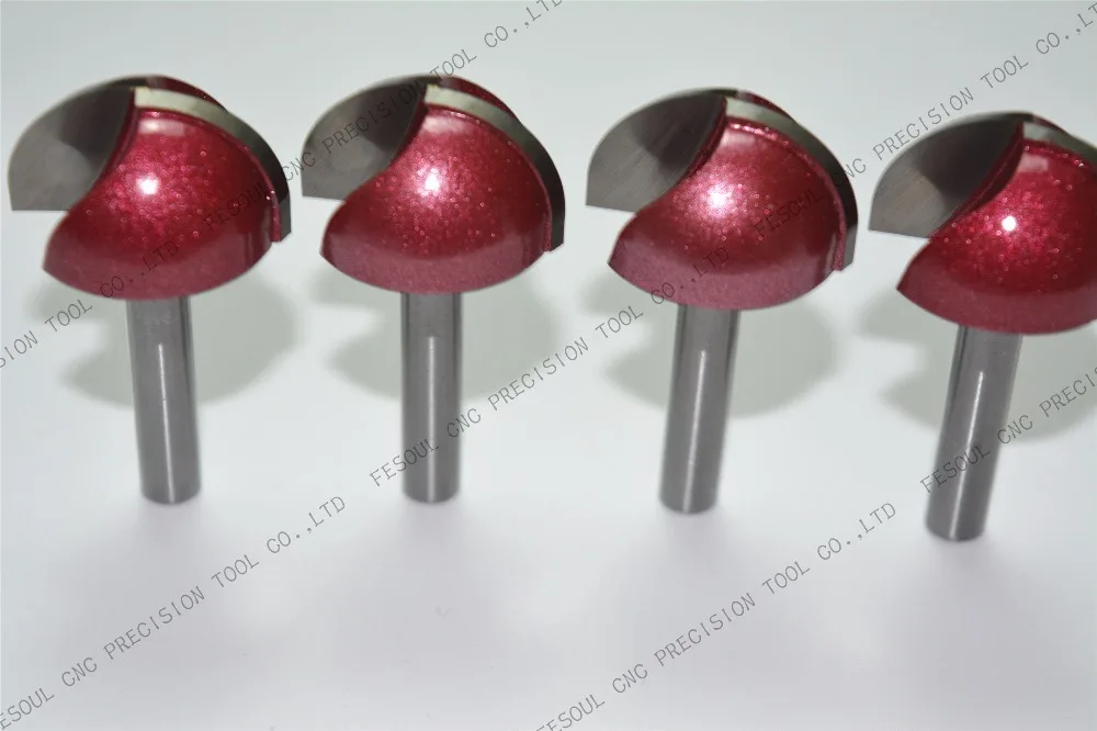 Концевая фреза для гравировки по дереву вольфрамовая твердосплавная с круглым