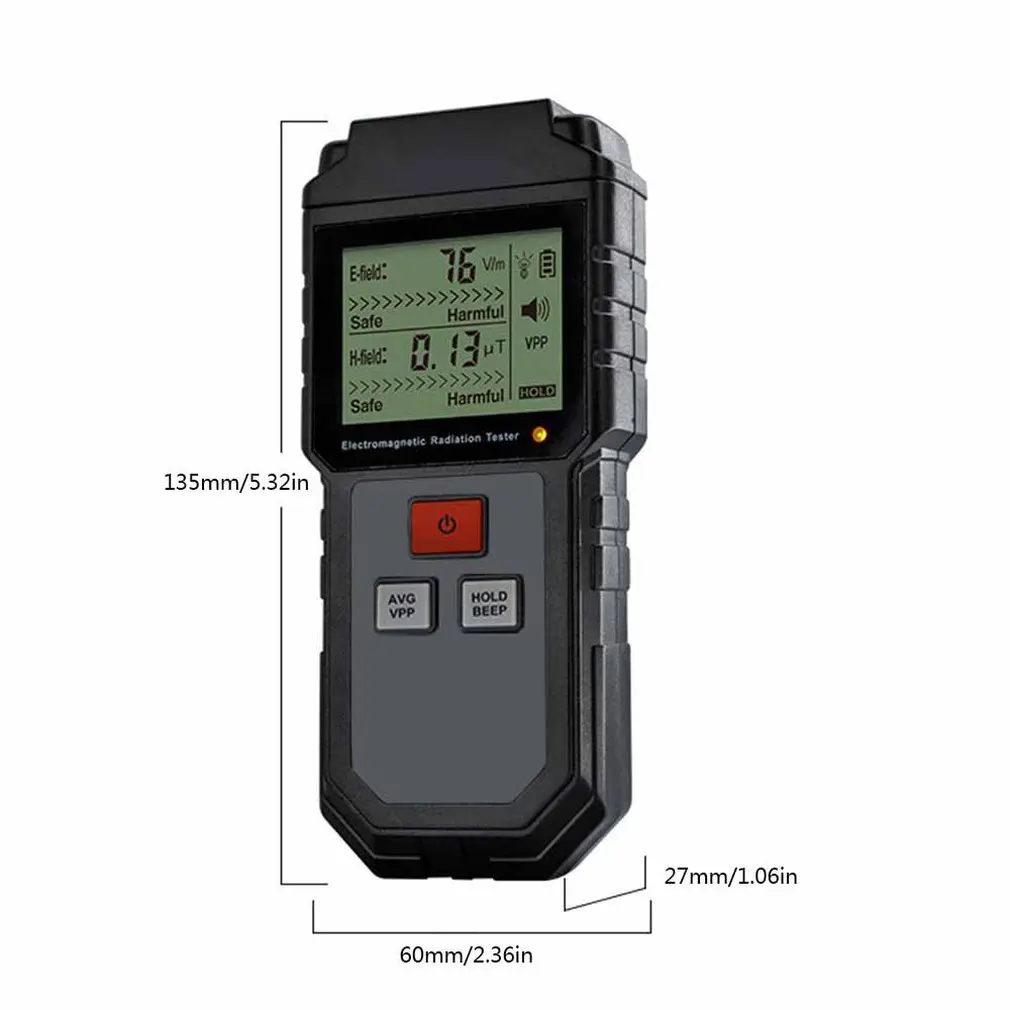 Electromagnetic Detector Black ABS ET825 Gas Detection Microwave Wave Household Radiation tester |