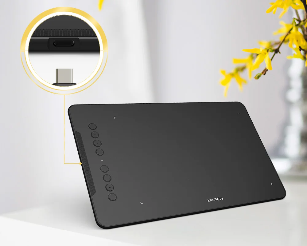 XP-ручка Deco01 Графика рисунок Планшеты/картина доска с 8192 уровней Батарея- Стилусы opencanvas выступает бесплатно