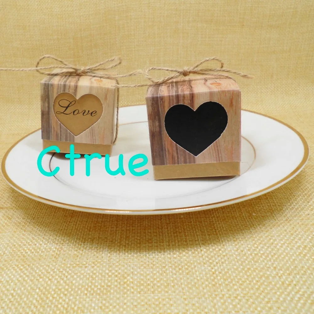 Ctrue 12 шт. DIY свадебные сувенирные коробки крафт-бумага коробка конфет на свадьбу