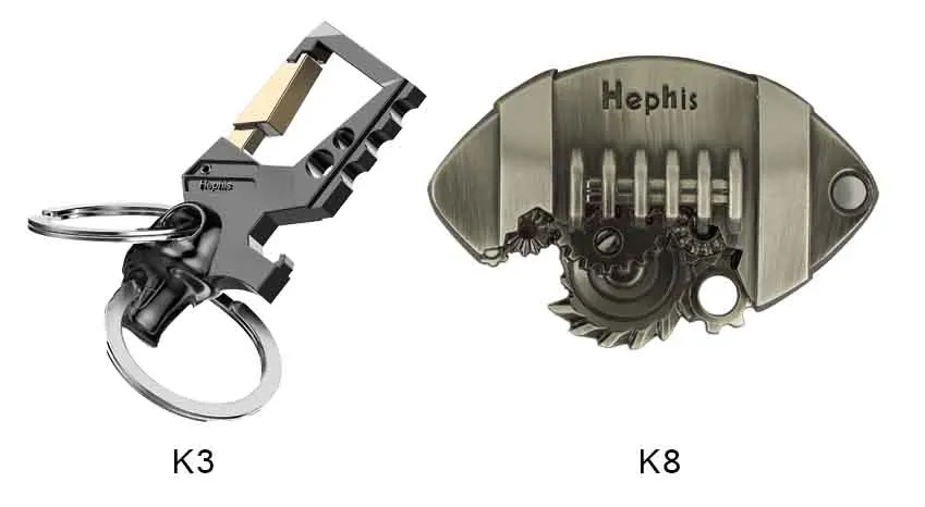 Hephis текстурированная цепочка для ключей многофункциональная Лента Резак открывалка для бутылок брелок для ключей кольцо автомобильный брелок ювелирный подарок для мужчин Llaveros - Цвет: k3-k8