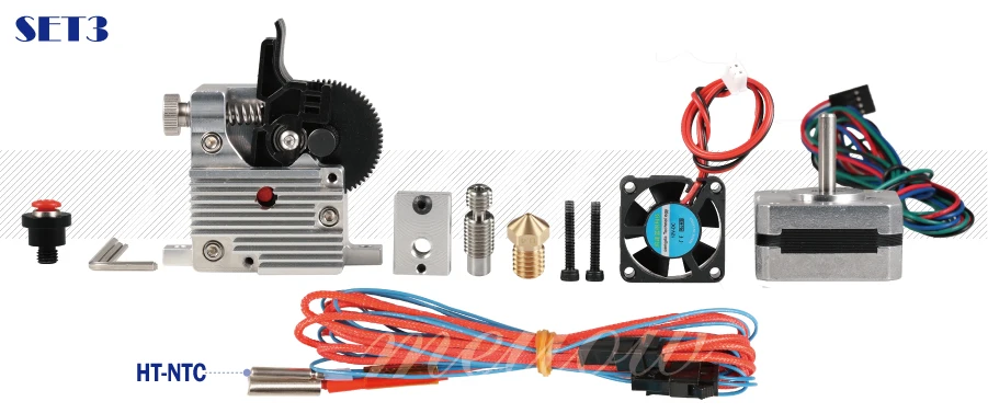 Mellow 3D части принтера обновление все металлические titan экструдер для V6 J-head bowden hotend Anet a8 Cr-10 Prusa i3 mk3 MK8 Ender 3