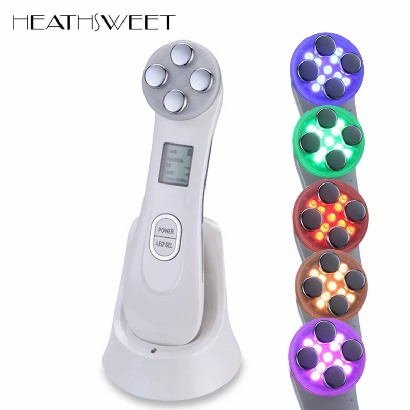 Healthsweet светодиодный RF фотонная терапия подтяжка кожи лица омоложение