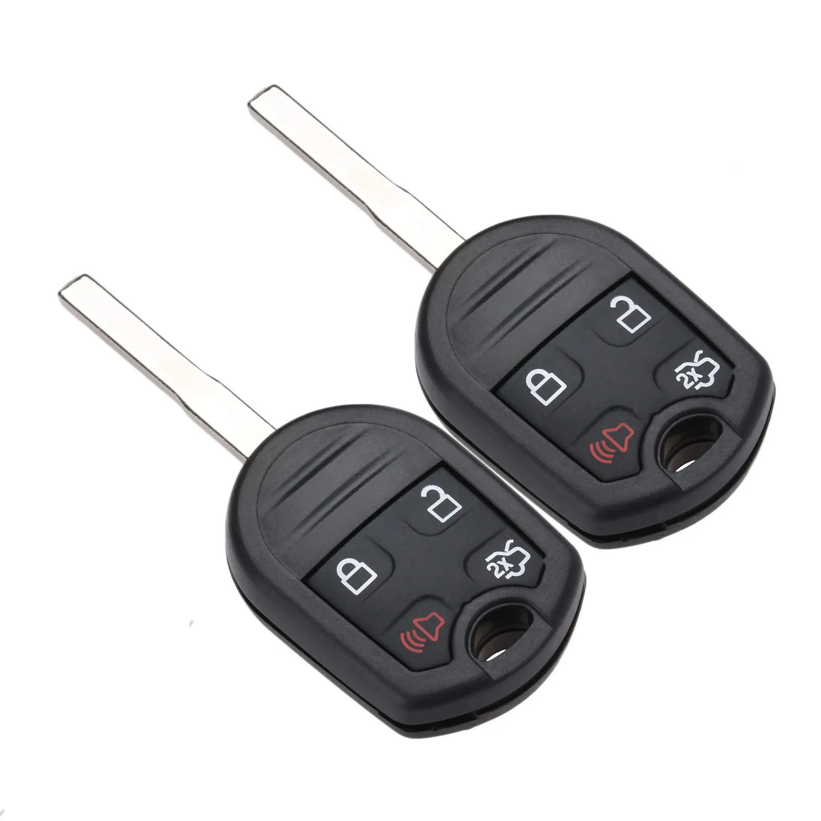 Yetaha 2 шт. 4 кнопочный дистанционный Автомобильный ключ для Ford Escape Fiesta Focus Transit Connect C