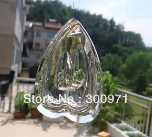

Free shipping,89mm(20pcs/lot),crystal heart chandelier pendants/crystal garland strand pendants transparent color , NEW product!