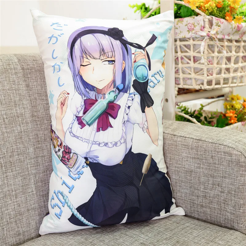 Японское аниме Dagashi Kashi Shidare Hotaru короткая подушка для обнимания тела анимационная