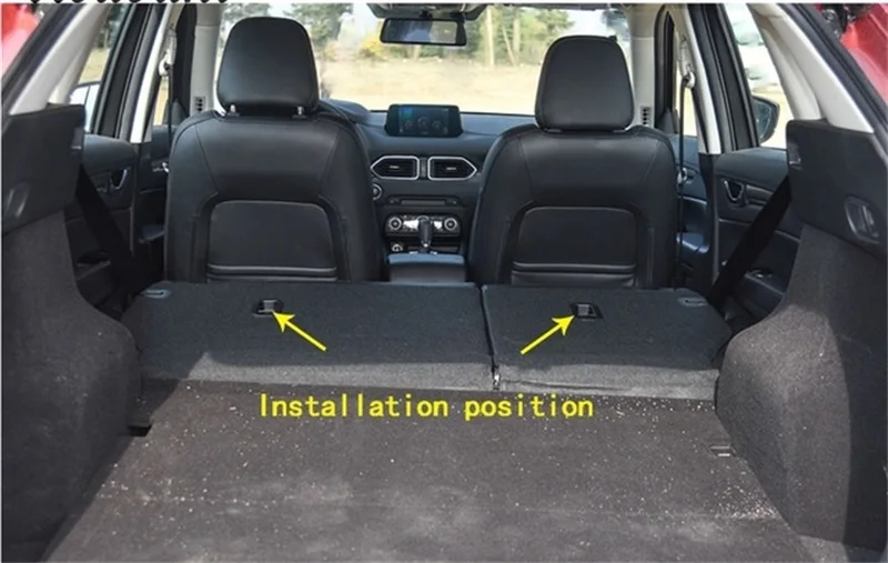 

Car Styling Cover Stick Trim Inner Rear Seats Handle Bowl Frame Lamp 2pcs For Mazda CX-5 CX5 2017 2018 2019 Car Accessories